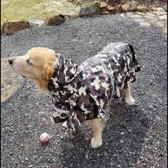 Dog reflective Rain Coat - Picture 4 of 5